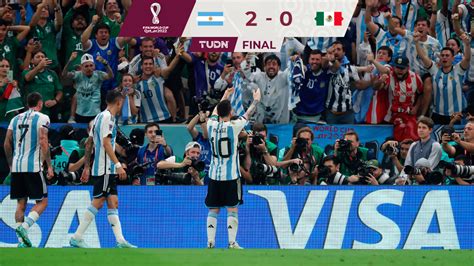 méxico vs argentina qatar 2022 en vivo
